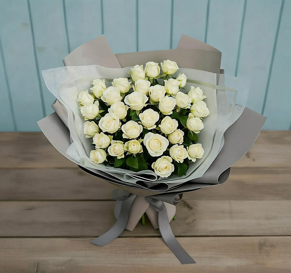 Букет Белоснежная нежность в Винзили