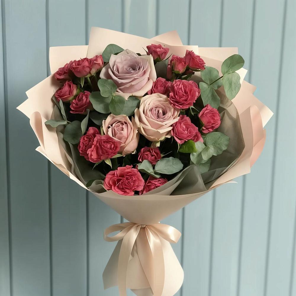 Букет цветов из: Гвоздики и Розы в Винзили