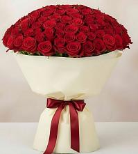 Букет 101 Красная роза Милано в Винзили