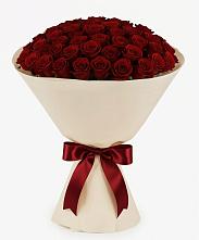 Букет 101 Бордовая роза Блэк Бакарра в Винзили