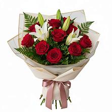 Букет цветов из:  Лилии и Розы в Винзили