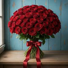Букет Красные розы Блэк Меджик в Винзили