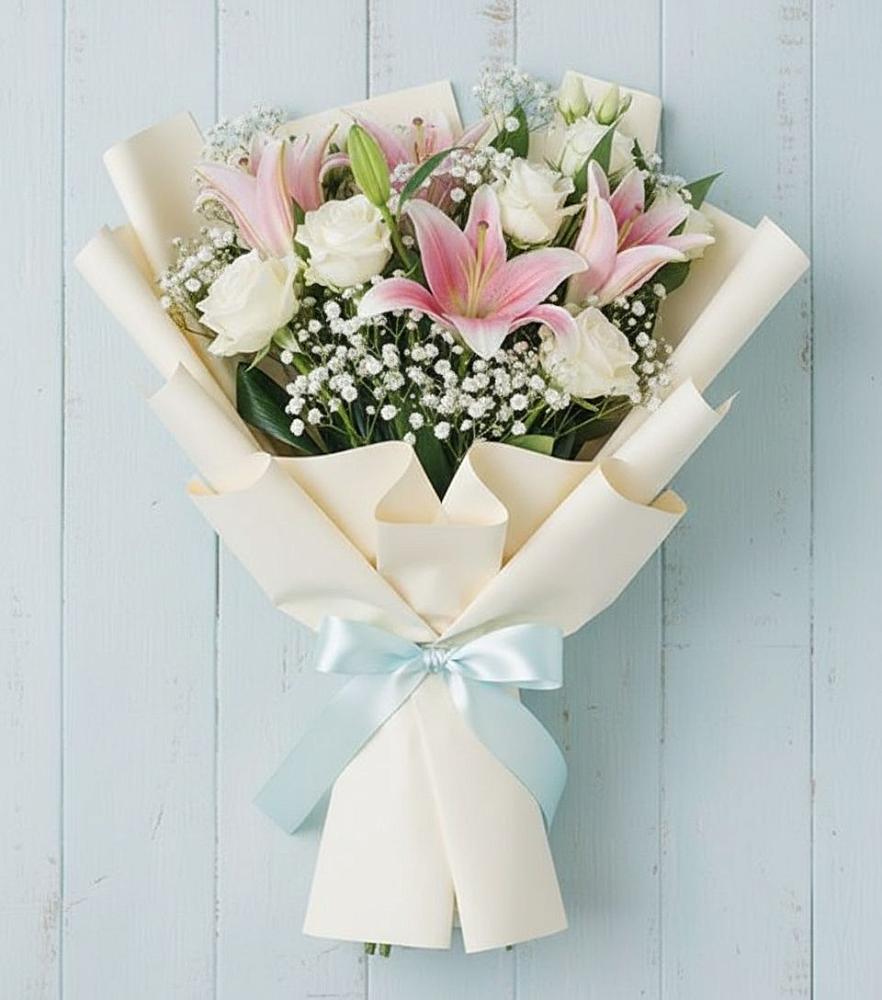 Букет цветов из: Лилии в Винзили