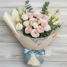 Букет цветов из:  Лизиантусы в Винзили