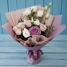 Букет цветов из:  Розы и Лизиантусы в Винзили