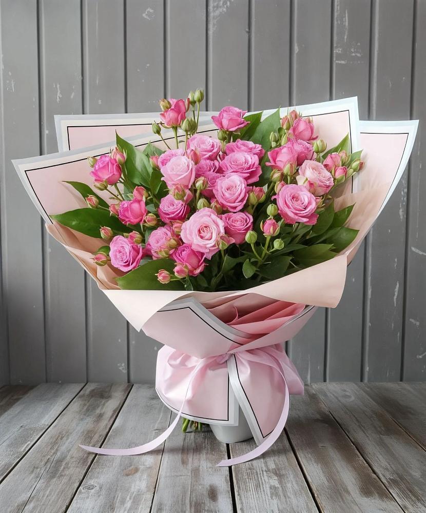 Букет Розовый кустик в Винзили