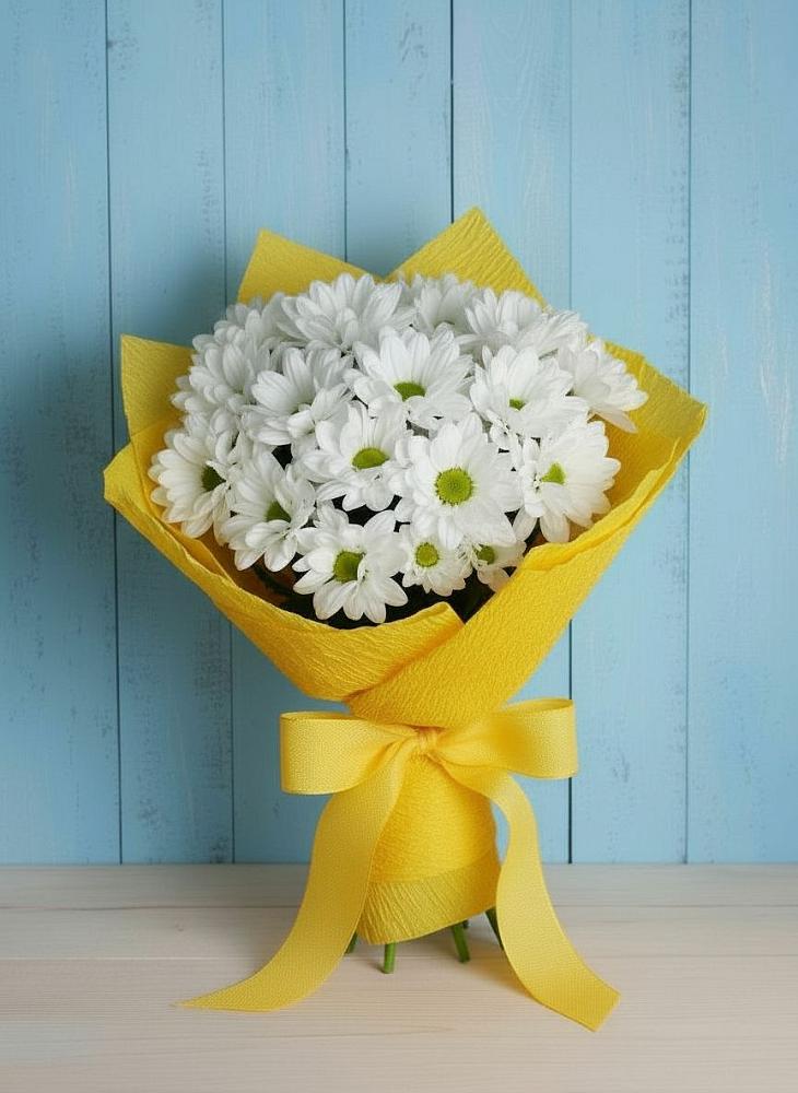 Букет цветов из: Хризантемы в Винзили