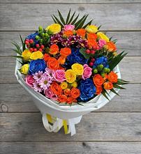 Букет цветов из:  Розы и Хризантемы в Винзили