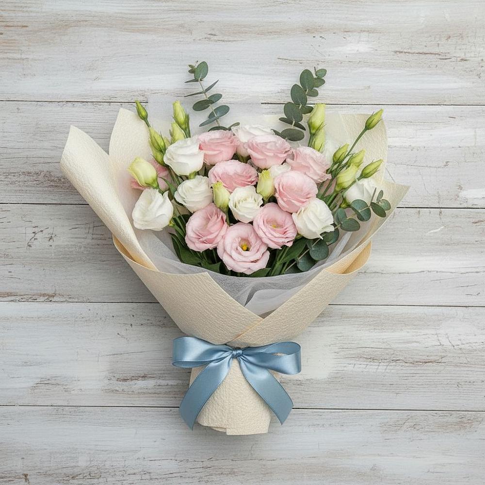 Букет цветов из: Лизиантусы в Винзили